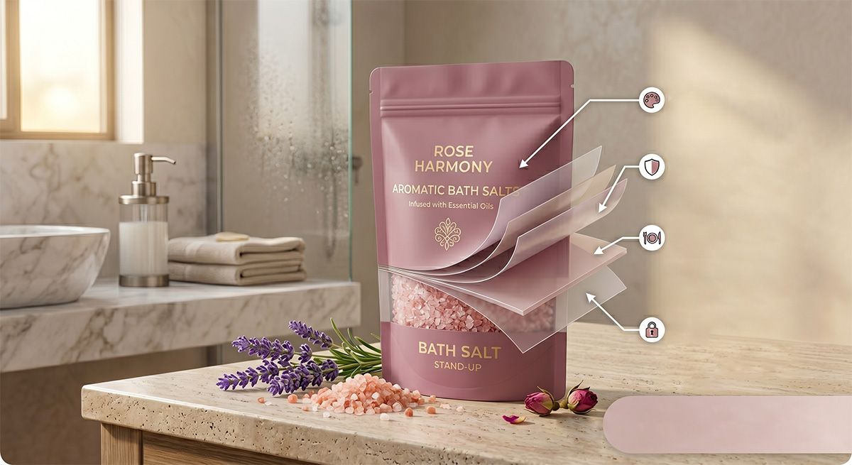 Eco-Friendly Bath Salt Packaging Material