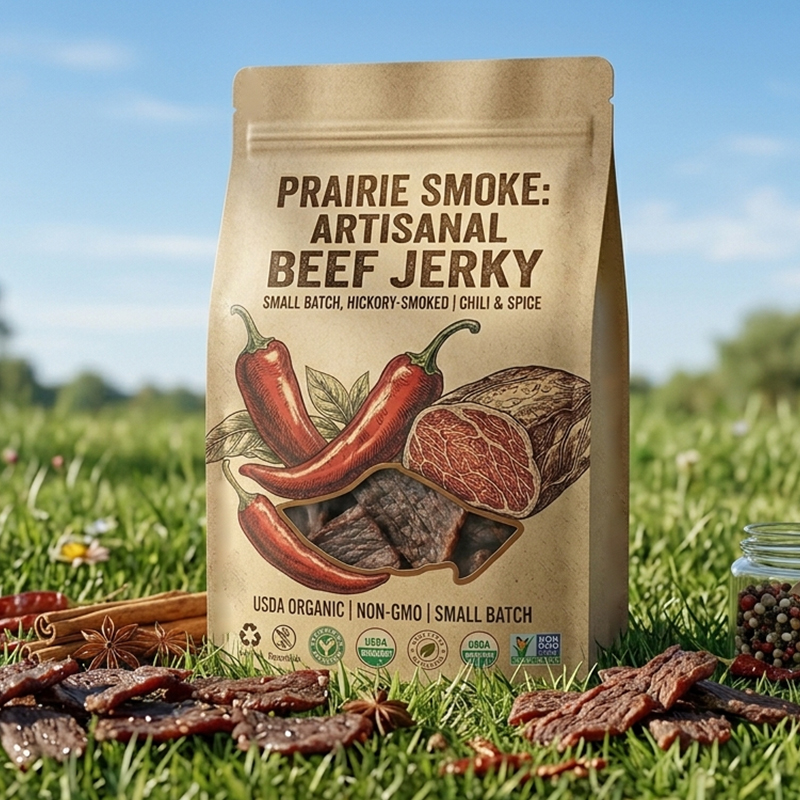 Side Gusset Meat Snack Bag