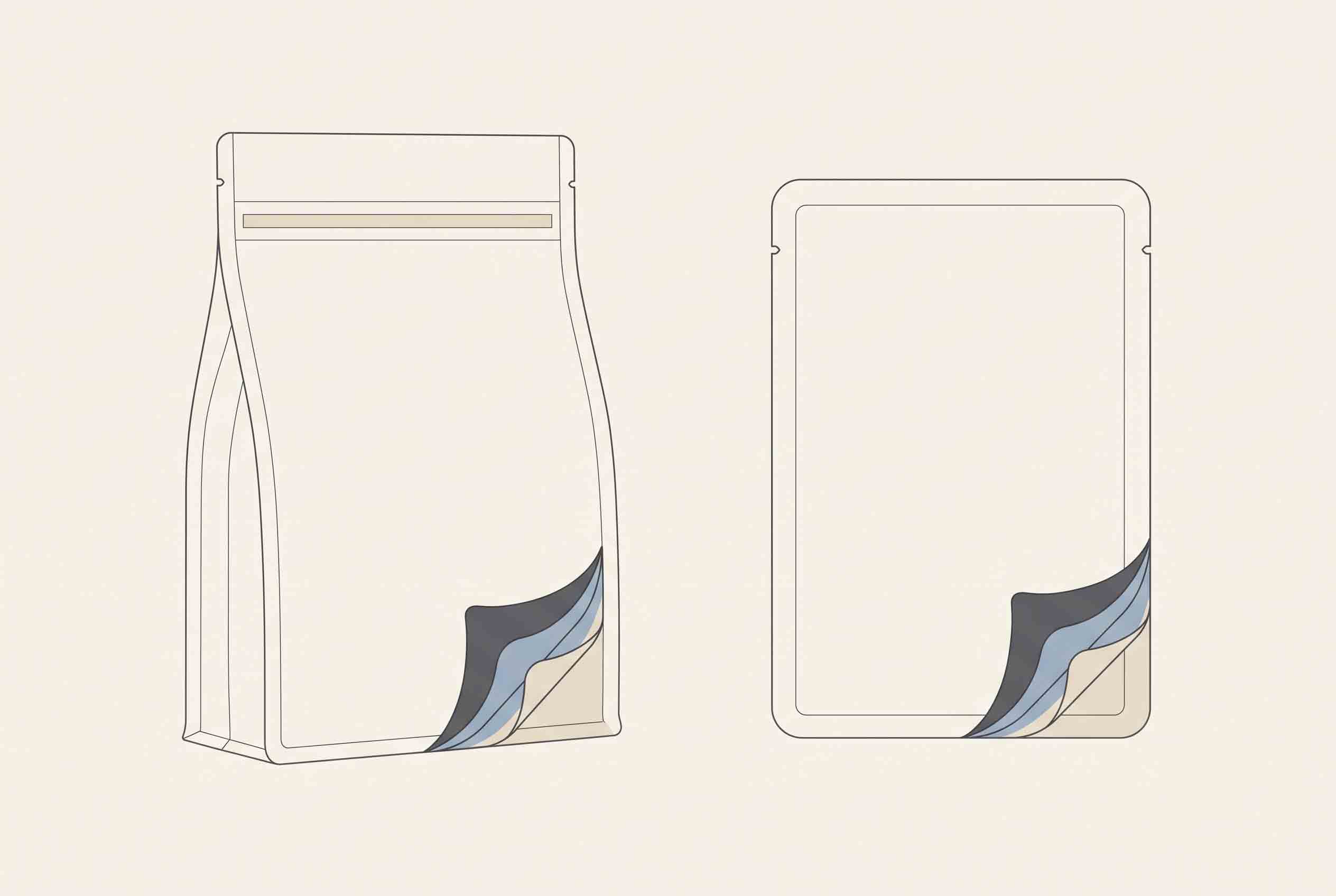 Packaging category and visual appearance do not establish a shared recycling route.