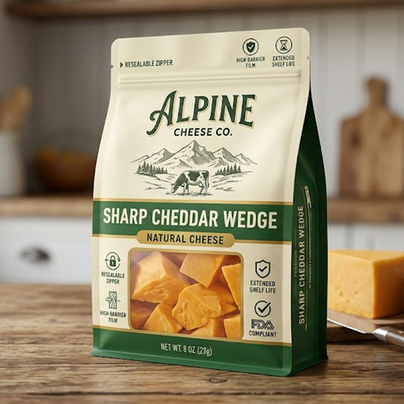 Side Gusset Cheese Bag