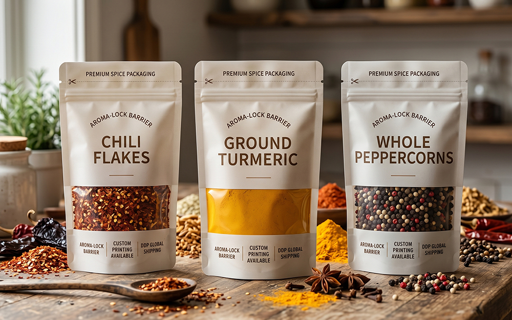 Spice Bags with Clear Windows