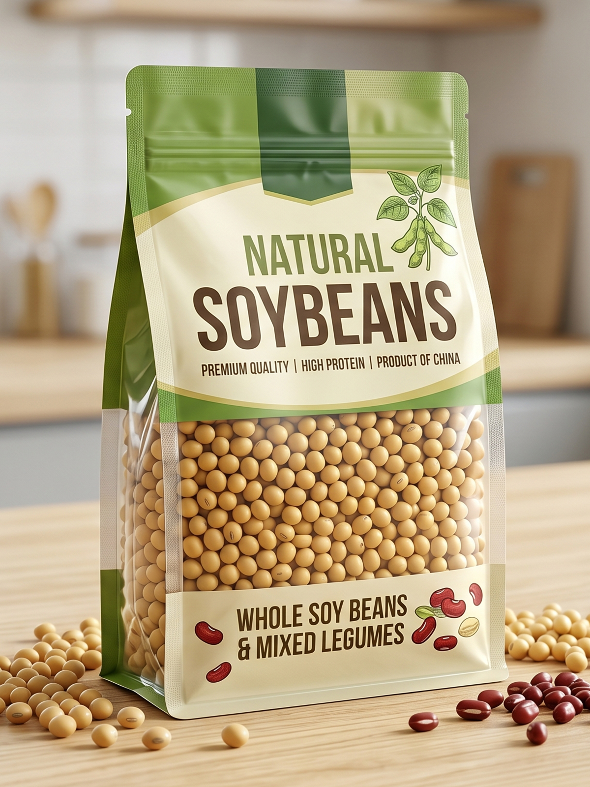 Custom Bean Packaging Bag