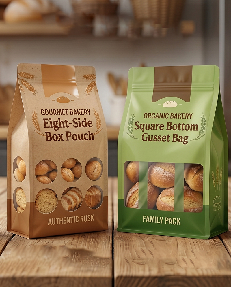 Custom Rusk Packaging Features