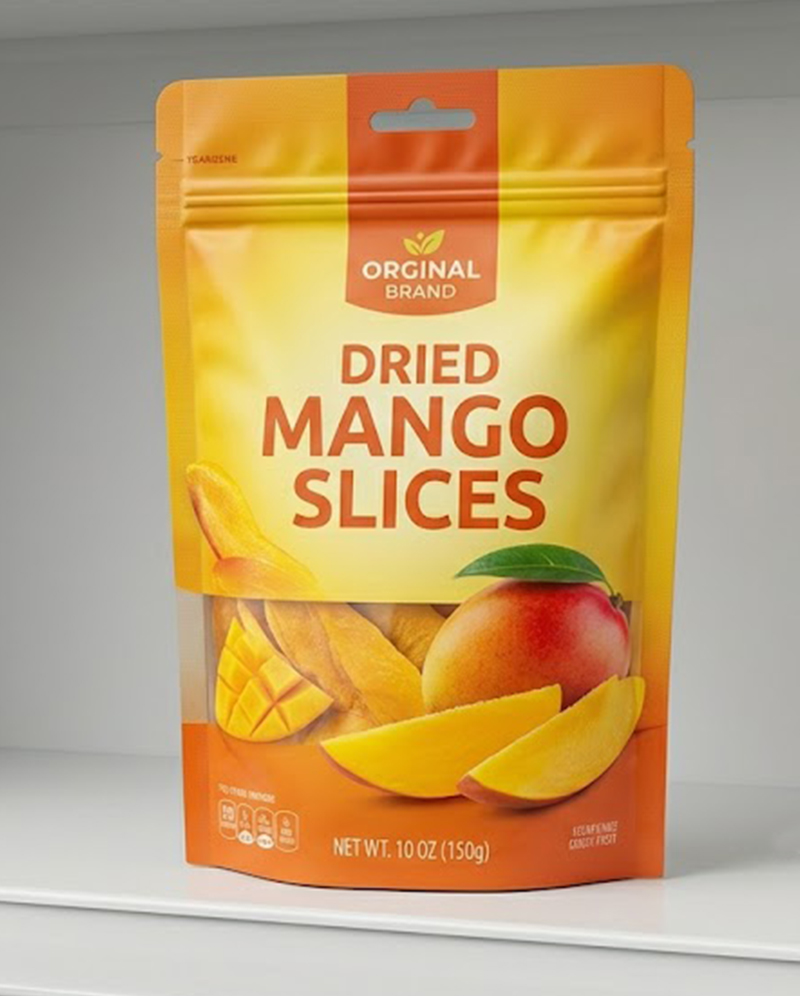 Customized Dried Fruit Stand-Up Pouches