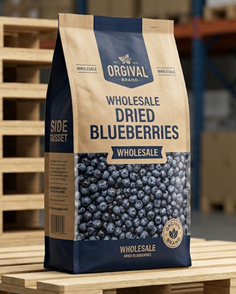 Customized Dried Fruit Side Gusset Bags