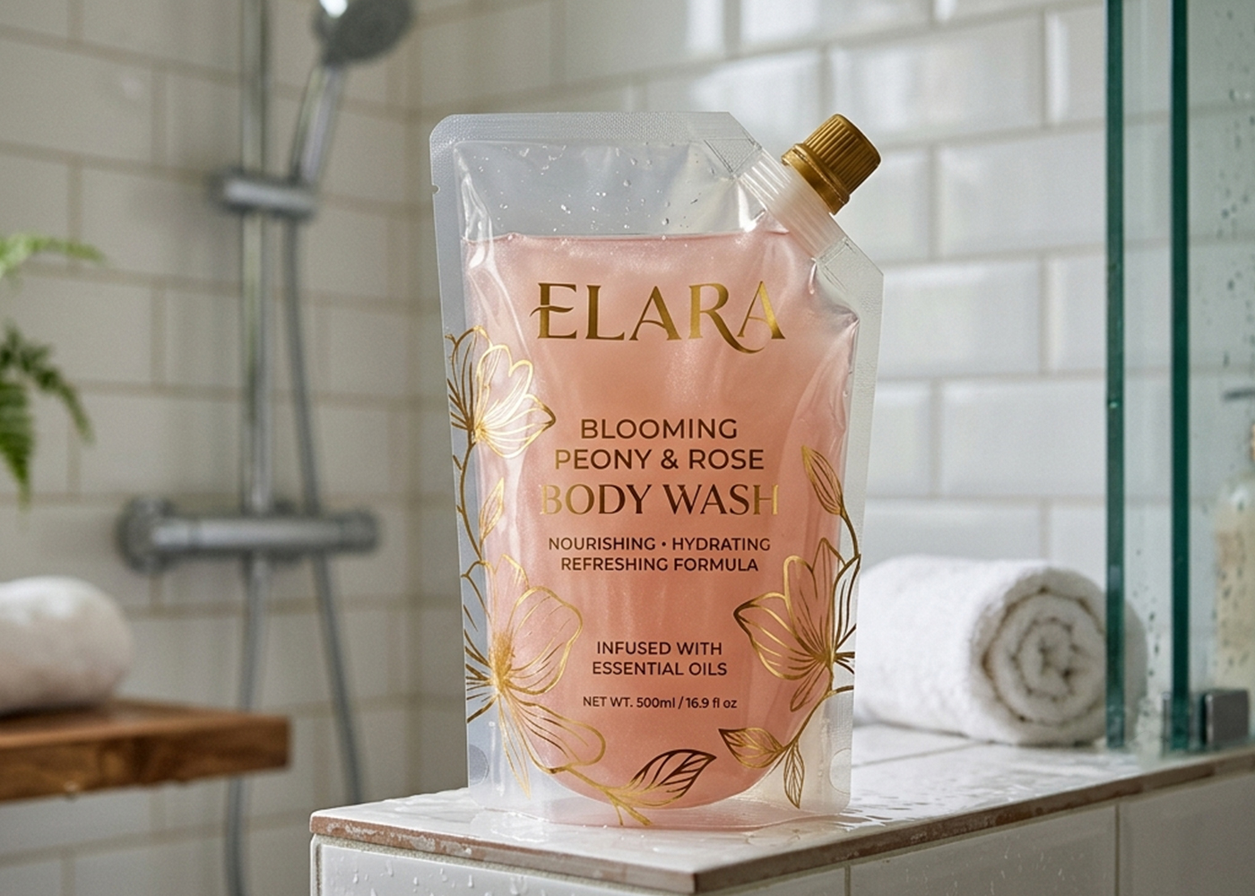 Elegant Gold Foil Stamping for Luxury Cosmetics