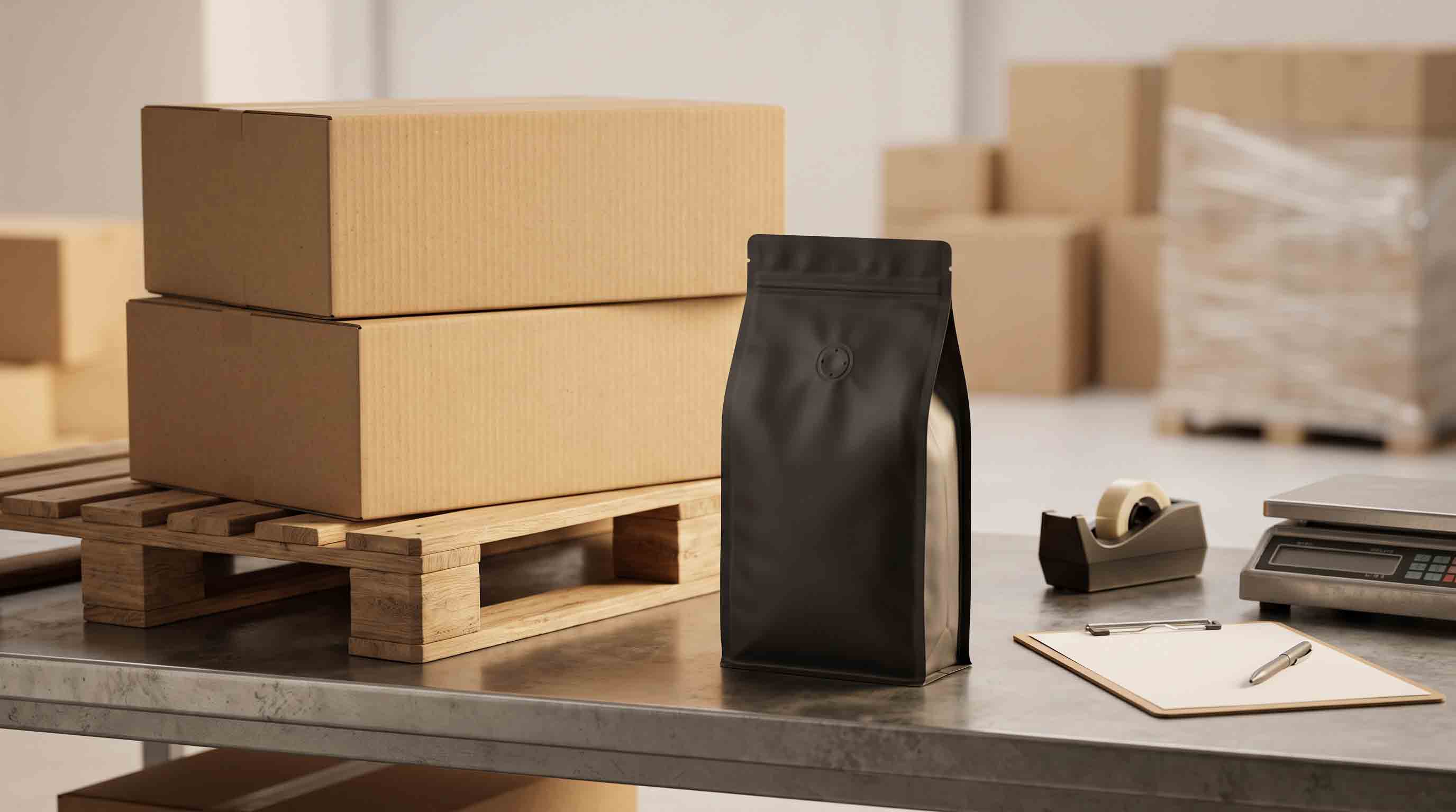 How to Ship Coffee Bags: Carton, Pallet, and Container Planning
