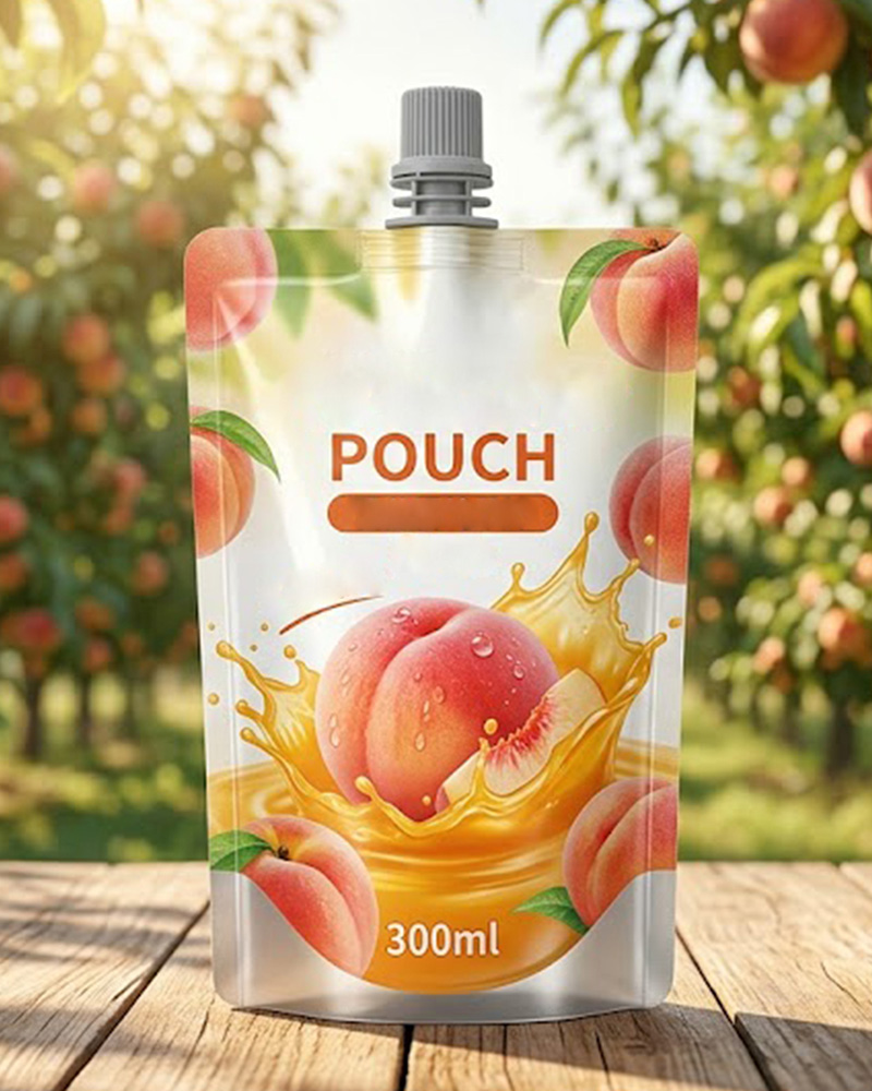 Stand-Up Juice Spout Pouches