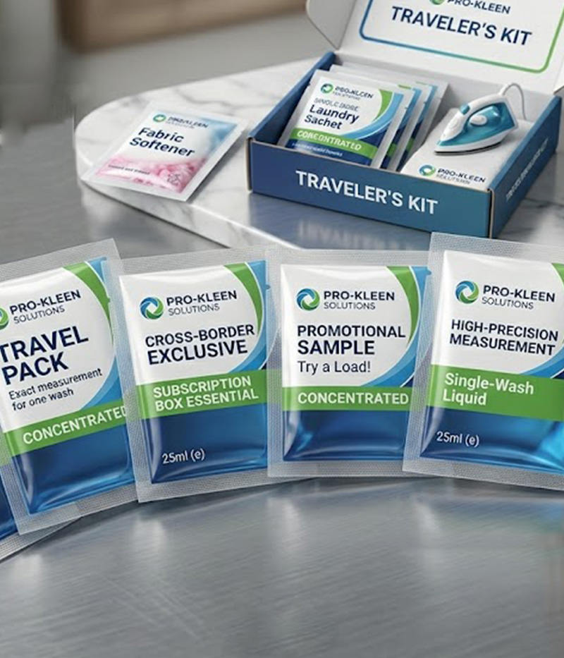 Three-Side Seal Liquid Sachet