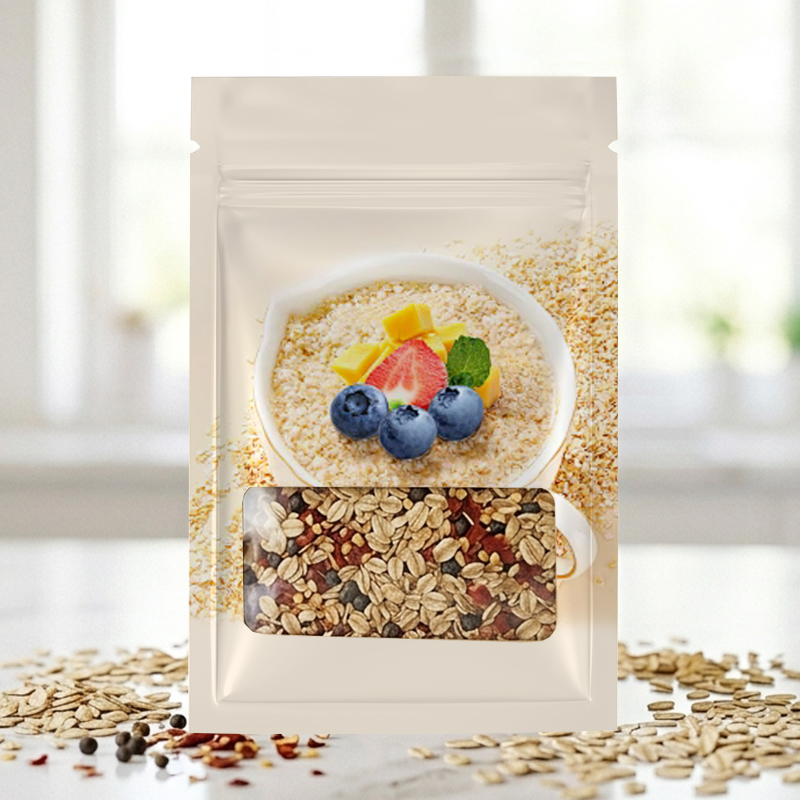 Flat Bottom Oatmeal Bag