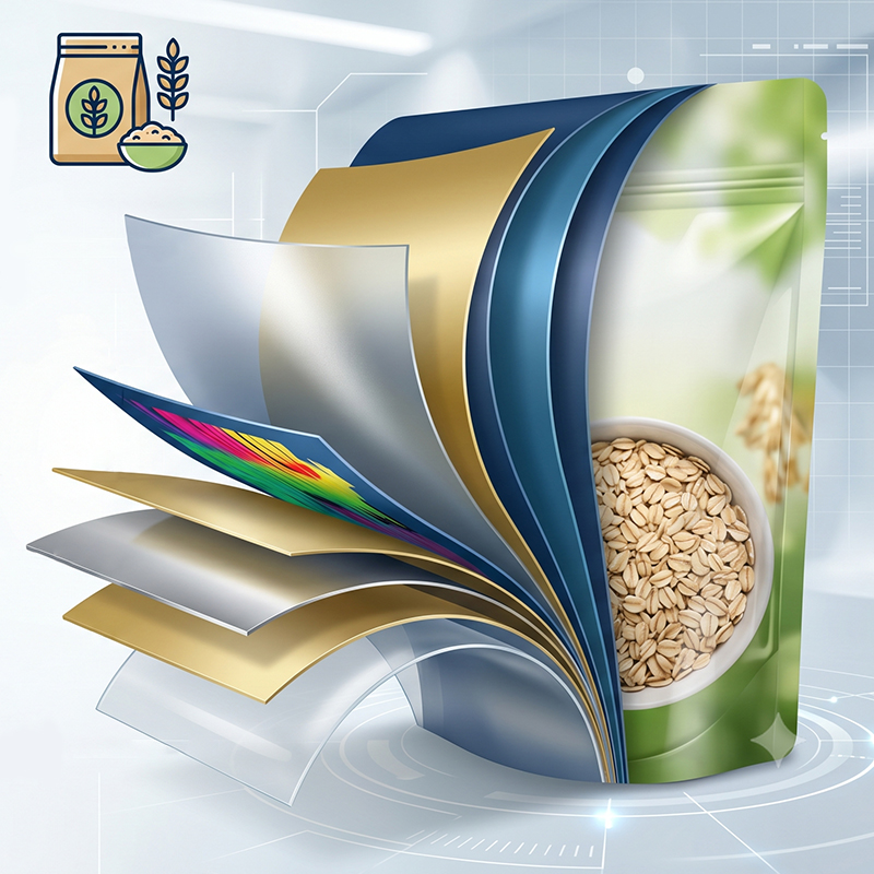 Custom Engineered Oatmeal Bags