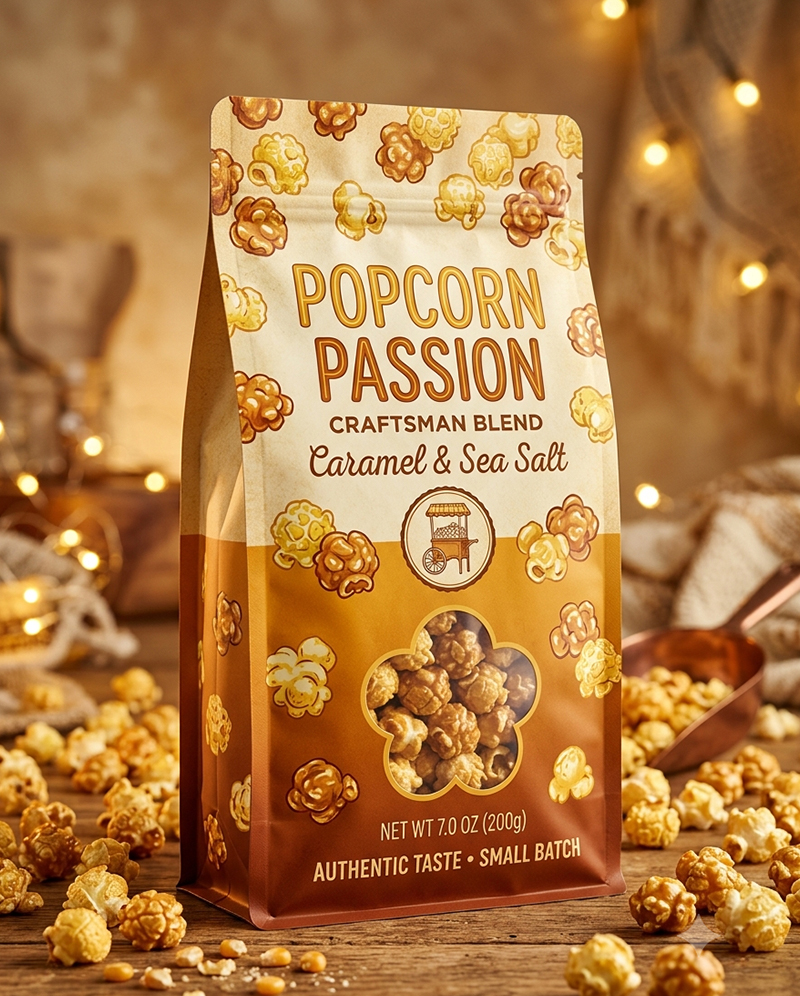 Custom Popcorn Packaging Bag Product