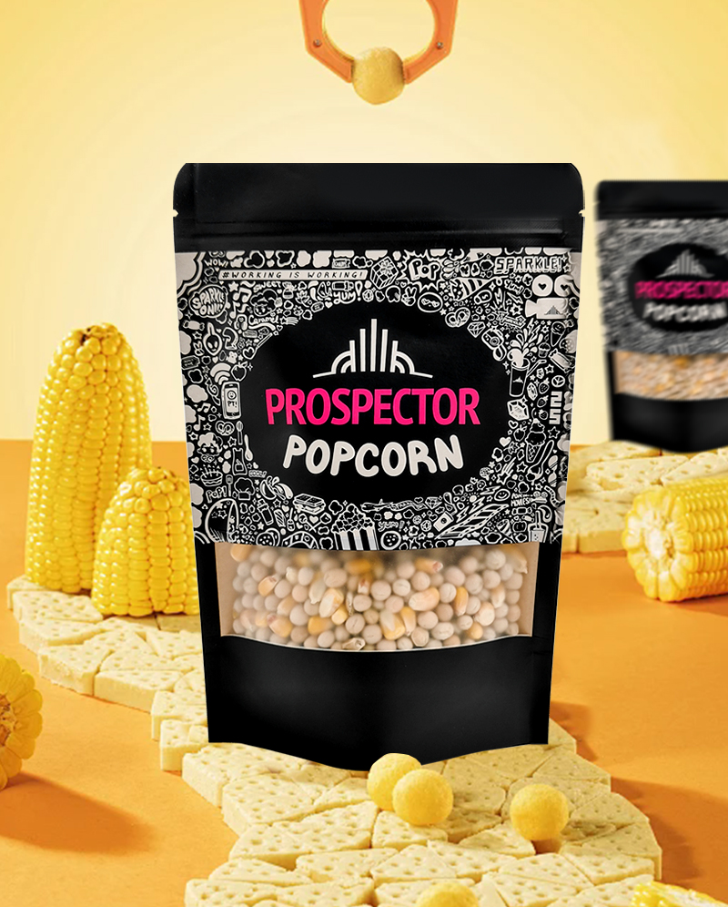 Popcorn Stand-up Pouch Packaging