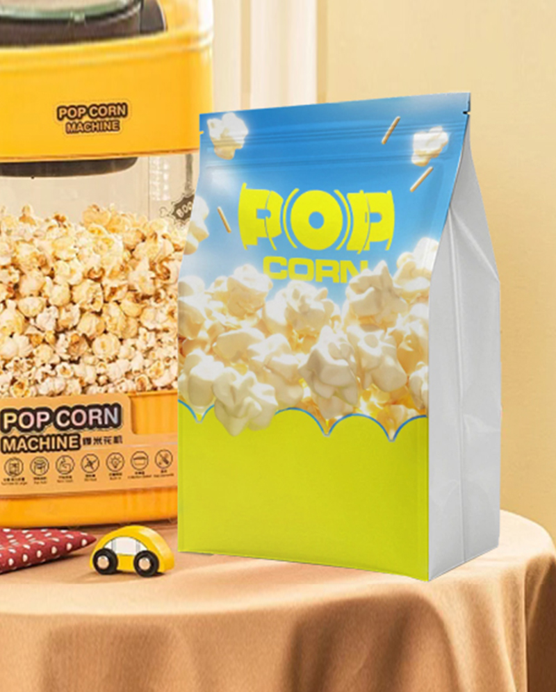 Popcorn Flat Bottom Bag Packaging