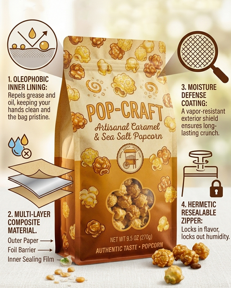 Popcorn Packaging Material Engineering