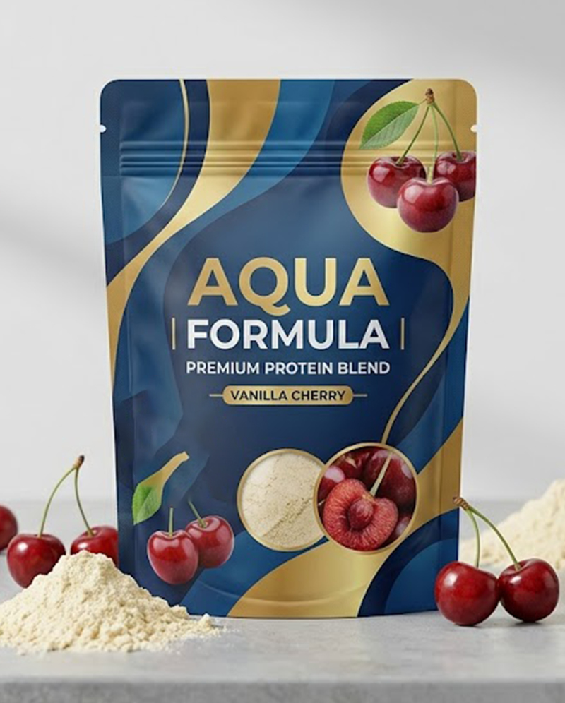 Custom Stand-Up Pouches for Protein Powder