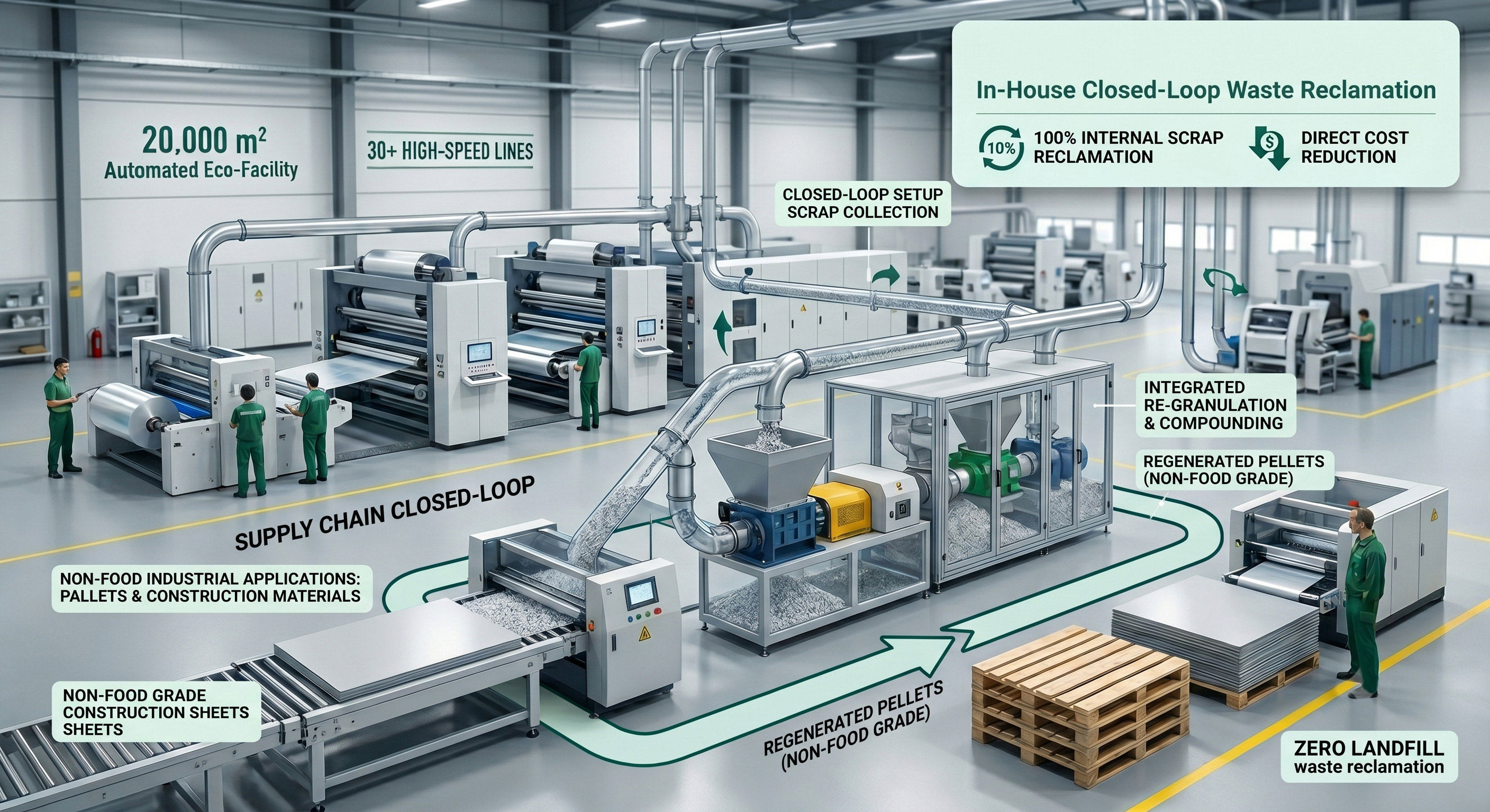 In-House Closed-Loop Waste Reclamation